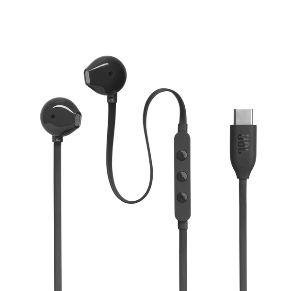 JBL Tune 305C Hi-Res Wired Earbuds with Microphone and USB-C Cable