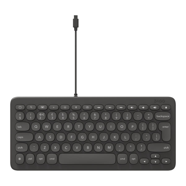 Zagg Lightning 12-inch Wired Keyboard - Black - 103211038