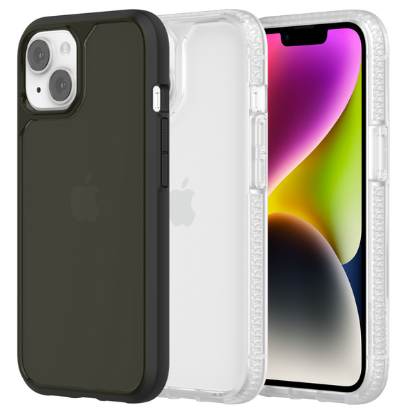 Survivor Strong Series Case for iPhone 14 / 14 Pro / 14 Plus / 14 Pro Max - Black, Clear or Powder Pink
