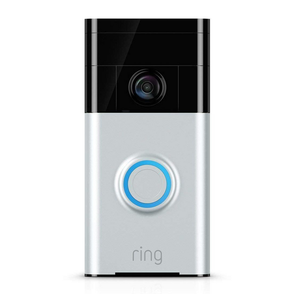 Ring Video DoorBell 2 | 1080p Camera WiFi Motion, Two Way Audio Monitor (2nd Gen) - Satin Nickel - [Grade A]