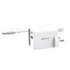 Groov-e USB-C & USB-A 45W GaN Wall Charger with Rectractable USB-C Cable- White - GVMA114WE