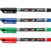 Stabilo Write-4-all Permanent Marker Pen Fine -Blue, Red, Green, Black - 156/4