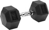 Hex Dumbbells at Home Weights for Strength Training | Iron, Rubber, Non-Slip