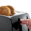 Russell Hobbs Honeycomb 4 Slice Toaster - Black - 26071