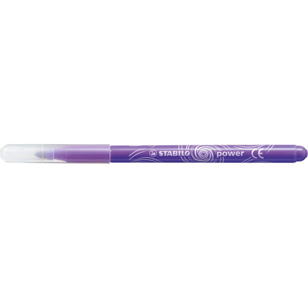 Stabilo Power Medium Fibre-Tip Pen - Pack of 12 - Assorted Colours -  280/12-01