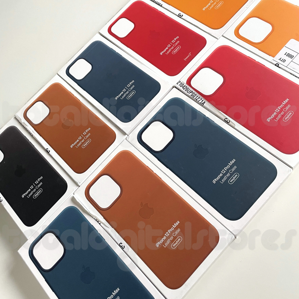 Apple Leather Case with MagSafe for iPhone 12 / 12 Pro / 12 Pro Max / Mini (Open Box)