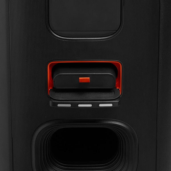 JBL Partybox Stage 320, Portable Bluetooth Party Speaker with Wheels and Telescopic Handle - Black