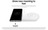 Samsung DUO Wireless Qi Fast Charging Pad with Mains Adapter - Black - EP-P5200TBEGGB