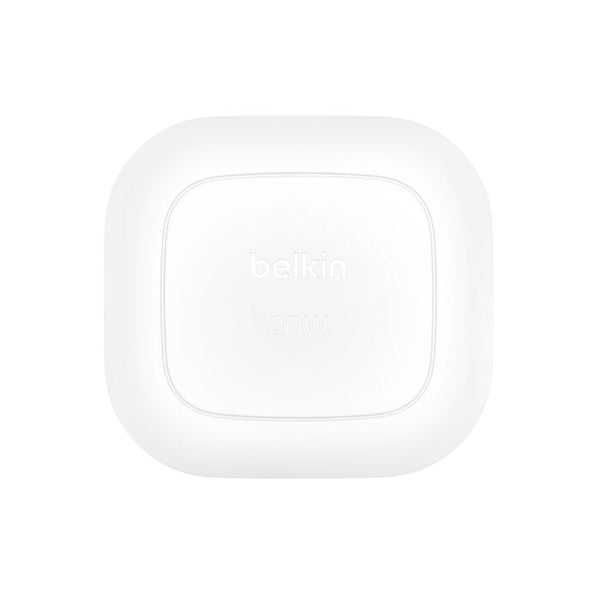 Belkin BoostCharge 20W Cubic Wall Charger USB-C Power Delivery Fast Charging - White