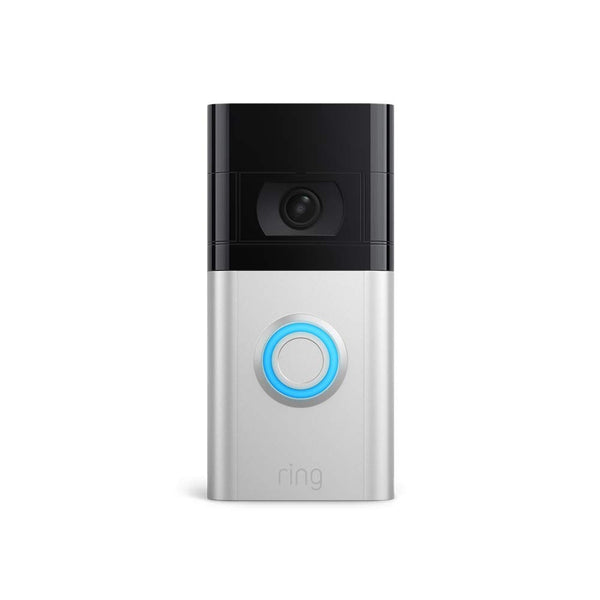 Ring Video Doorbell 4 | Wireless Video Doorbell Camera with WiFi 1080p HD Video with Two-Way Talk - Satin Nickel - B08NXYGXF4 - [Grade A]