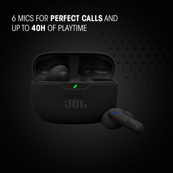 JBL Wave Beam 2 | Wireless Noise Cancelling Bluetooth Earbuds with 40h Playtime