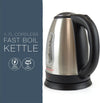 Lloytron KitchenPerfected 1.8Ltr 360 3Kw Fast Boil Cordless Kettle - Brushed Steel - E1626BS