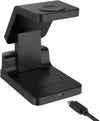 Groov-e Asteria 4-in-1 Wireless Charging Station with Alarm Clock - Black - GVWC09BK