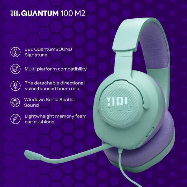 JBL Quantum 100M2 Wired Over-Ear Gaming Headset