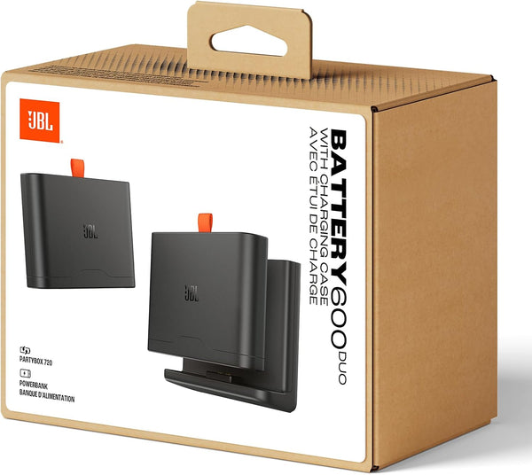JBL Battery 600 Duo Replacement Battery with Charging Case (for PartyBox 720) - Black