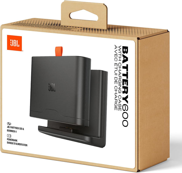 JBL Battery 600 Replacement Battery with Charging Case | for Partybox 520 & Boombox 4 - Black