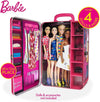 Barbie Take Along Doll Case Wardrobe & Stores up to 4 Dolls - BBDS6B