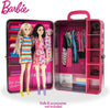 Barbie Take Along Doll Case Wardrobe & Stores up to 4 Dolls - BBDS6B