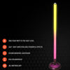 JBL PartyLight Stick | Portable Bluetooth Party Light Bar for PartyBox Speakers, 360° RGB LED, 8h Battery