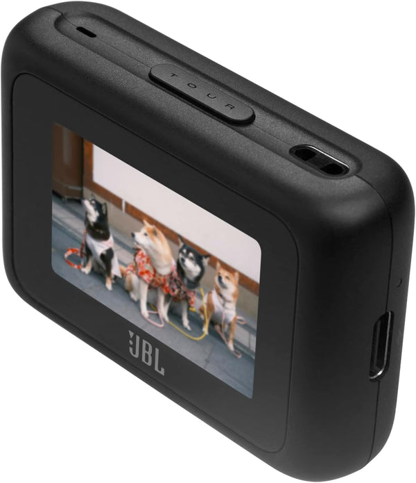 JBL Smart Tx Audio Transmitter with Touch Screen Display | Universal Compatibility - Black