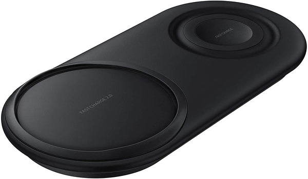 Samsung DUO Wireless Qi Fast Charging Pad with Mains Adapter - Black - EP-P5200TBEGGB