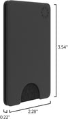 PopSockets PopWallet Sleek, Removable Card Holder Mount for Smartphones - Black, Pink Marble, Blue Galaxy or Chroma Cloud
