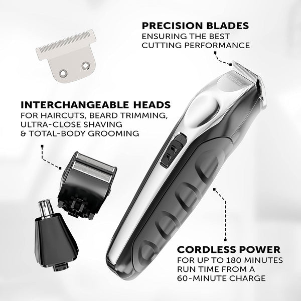 Wahl Total Groom 8 in 1 Multigroomer Kit Hair Trimmer - 9888-801