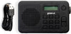 Groov-e Madrid Recahargeable DAB Radio - GVDR10BK