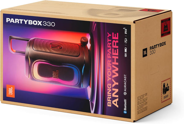 JBL PartyBox 330 Portable Bluetooth Speaker with Handle & Lightshow