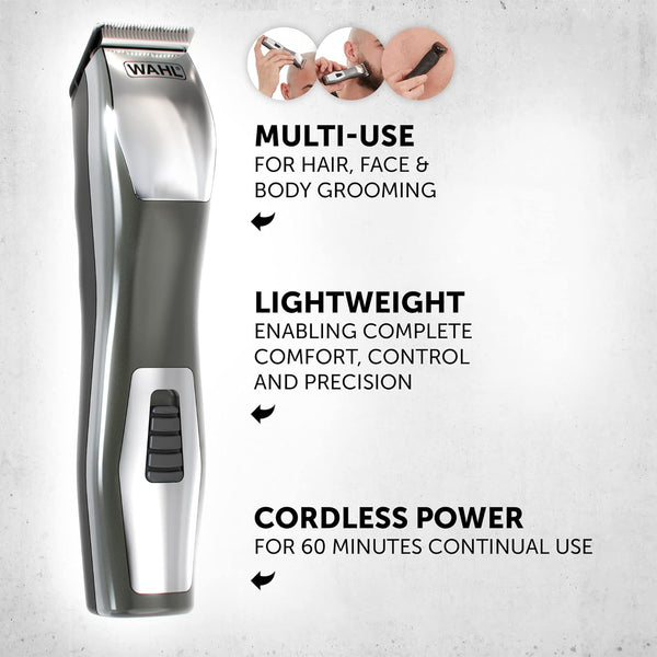 Wahl Chromium 11 in 1 Cordless Rechargeable Multigroomer Kit - 3024111