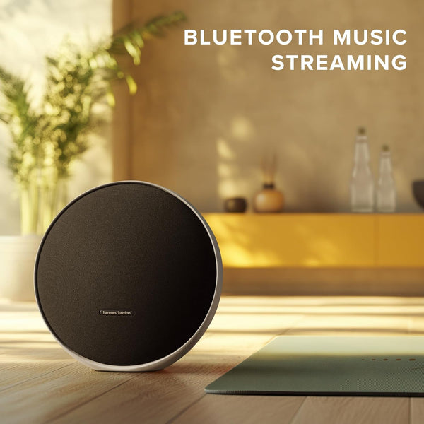 Harman Kardon Onyx Studio 9, Portable Home Bluetooth Speaker with Auracast Multi-Speaker Connection - Black