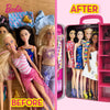 Barbie Take Along Doll Case Wardrobe & Stores up to 4 Dolls - BBDS6B