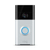 Ring Video DoorBell 2 | 1080p Camera WiFi Motion, Two Way Audio Monitor (2nd Gen) - Satin Nickel - [Grade A]