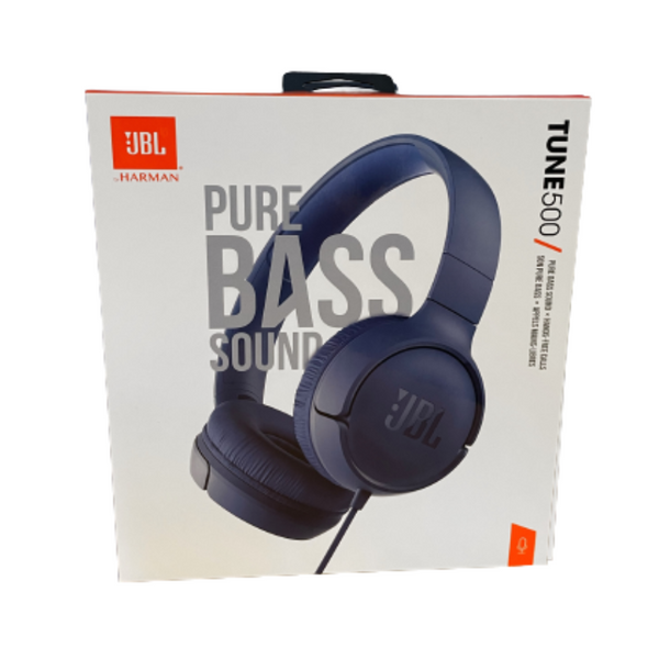 JBL Tune 500 Wired On-Ear Lightweight Headphones with Microphone