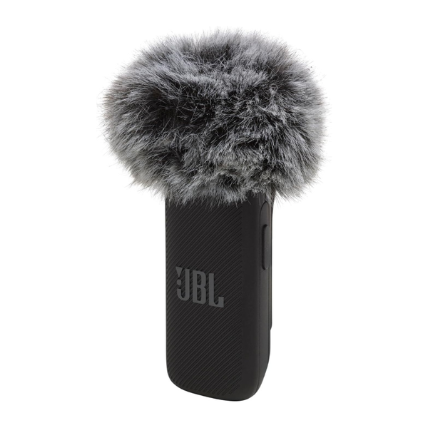 JBL Quantum Stream Wireless Wearable Streaming Microphone with Lightning Dongle for Apple Devices, 24 Hours of Recording Time - Black
