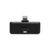 JBL Quantum Stream Wireless Wearable Streaming Microphone with Lightning Dongle for Apple Devices, 24 Hours of Recording Time - Black
