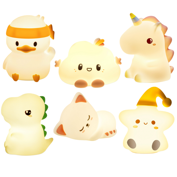 Groov-e Cuties Rechrgeable Babies LED Night Light Rechargeable Colour Changing