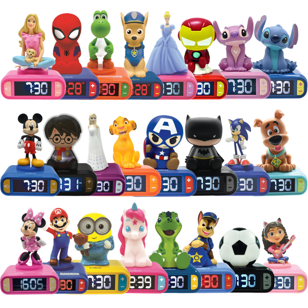 Lexibook Disney Kids Alarm Clock with Night Light & Snooze - RL800