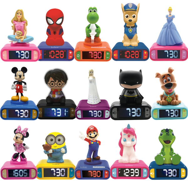 Lexibook Disney Kids Alarm Clock with Night Light & Snooze - RL800