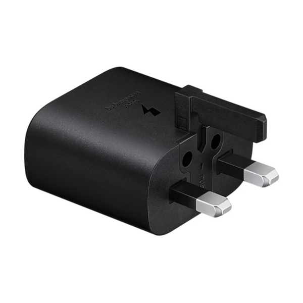 Samsung 25W Super Fast Charging Travel Adapter & USB-C to C Data Cable - Black - EP-TA800XBEGGB