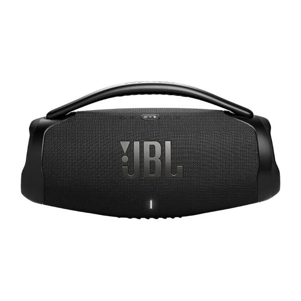 JBL Boombox 3 Wi-Fi and Bluetooth Speaker with 24-Hour Battery Life, Waterproof and Dustproof - Black