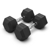 Hex Dumbbells at Home Weights for Strength Training | Iron, Rubber, Non-Slip