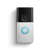 Ring Video Battery Doorbell Plus | 1536p HD Video and Head-to-Toe Viewing - Satin Nickel - [Brand New]