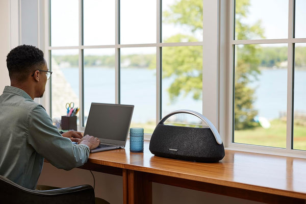 Harman Kardon Go + Play 3 Portable Bluetooth Speaker with 8-Hour Battery Life - Black