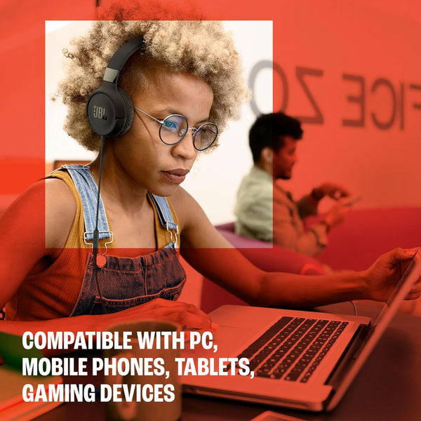 JBL Tune 520C USB-C Comfort Fit Wired On Ear Headphones with USB-C Connection