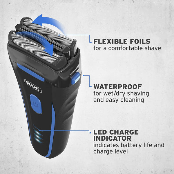 Wahl Clean & Close Cordless Wet/Dry Electric Shaver - 7063-017