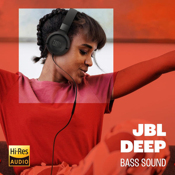 JBL Tune 520C USB-C Comfort Fit Wired On Ear Headphones with USB-C Connection