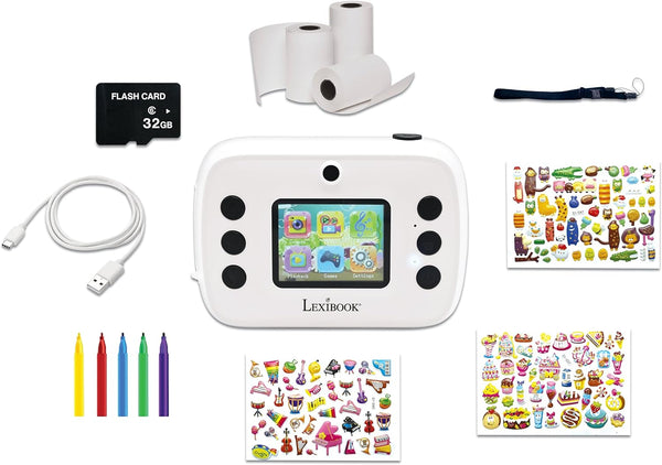 Lexibook Starcam Instant Print Kids Camera with SD Card - DJ150