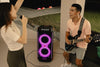 JBL PartyBox 710 Portable Indoor and Outdoor Party Speaker with Built-In Lights, IPX4 Splashproof Design and Wheels - Black