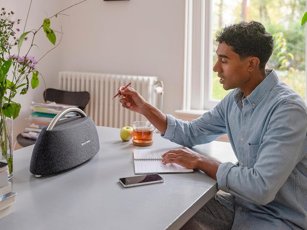 Harman Kardon Go + Play 3 Portable Bluetooth Speaker with 8-Hour Battery Life - Black